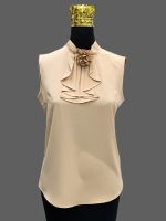 تاپ یقه گل دار