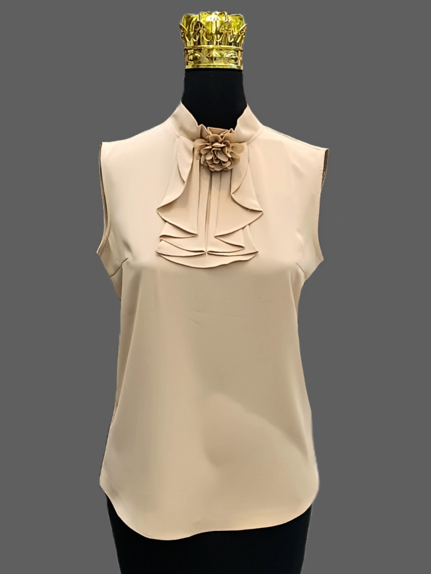 Polish_۲۰۲۵۰۴۱۷_۱۲۰۶۵۰۵۹۳ تاپ یقه گل دار - Image 1