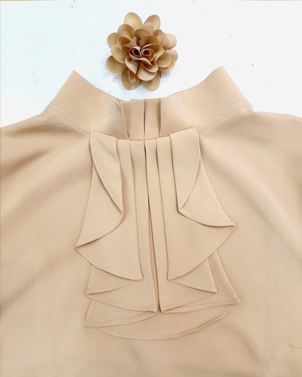 تاپ یقه گل دار - Image 3